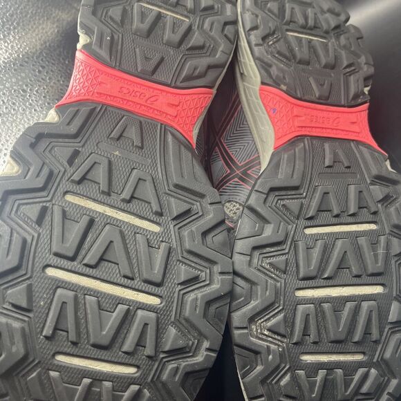 ASICS WOMENS GEL-VENTURE 8 TRAIL RUNNING SHOES CARRIER GREY Pink 10 Hiking - Picture 8 of 8